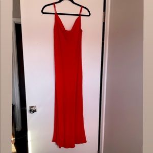 Red Zara Maxi Dress
